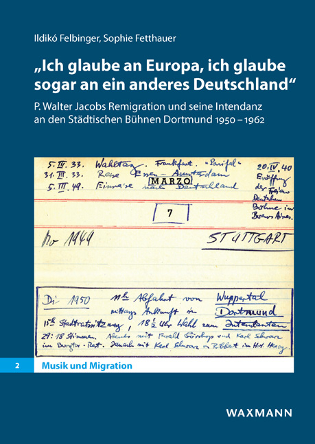 „Ich glaube an Europa, ich glaube sogar an ein anderes Deutschland“ - Ildikó Felbinger, Sophie Fetthauer