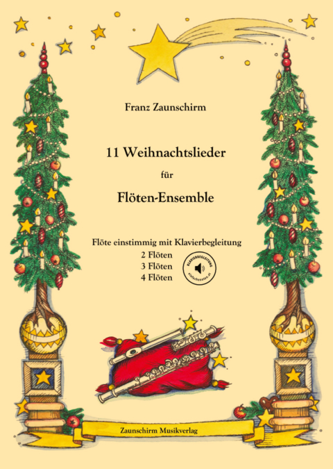 Weihnachtslieder für Flöten-Ensemble - Franz Zaunschirm