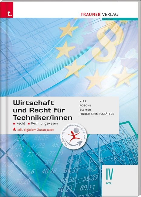 Wirtschaft und Recht für Techniker/innen IV HTL inkl. digitalem Zusatzpaket - Katharina Kiss, Thomas Pöschl, Monika Najand-Ellmer, Daniela Huber-Krimplstätter