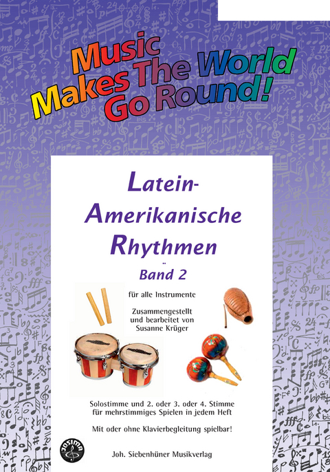 Music Makes the World go Round - Lateinamerikanische Rhythmen Bd. 2 - Stimme Pauken / Schlagzeug