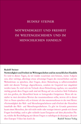 Notwendigkeit und Freiheit im Weltengeschehen und im menschlichen Handeln - Steiner, Rudolf