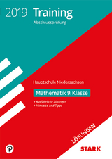 Lösungen zu Training Abschlussprüfung Hauptschule 2019 - Mathematik 9. Klasse - Niedersachsen - 