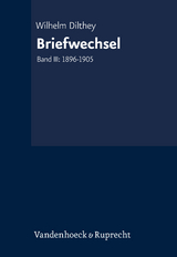 Briefwechsel - Wilhelm Dilthey