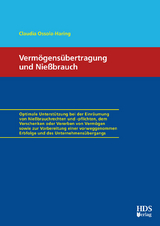 Vermögensübertragung und Nießbrauch - Claudia Ossola-Haring