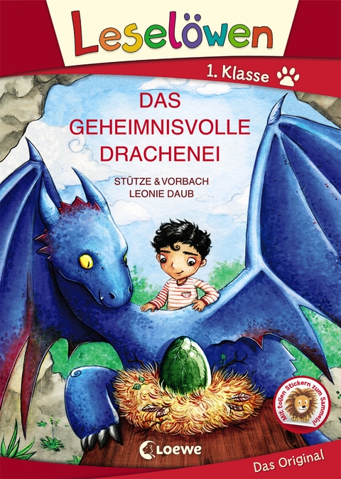 Leselöwen 1. Klasse - Das geheimnisvolle Drachenei (Großbuchstabenausgabe) -  Stütze &  Vorbach