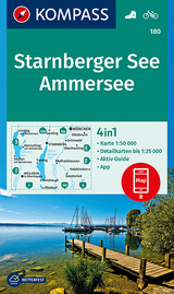 KOMPASS Wanderkarte Starnberger See, Ammersee - KOMPASS-Karten GmbH