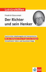 Klett Lektürehilfen Friedrich Dürrenmatt, Der Richter und sein Henker - 