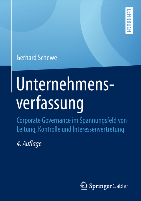 Unternehmensverfassung - Gerhard Schewe