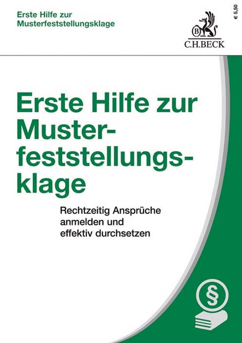 Erste Hilfe zur Musterfeststellungsklage - Timo Gansel, Andreas Gängel