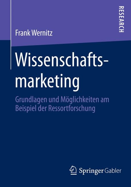 Wissenschaftsmarketing - Frank Wernitz