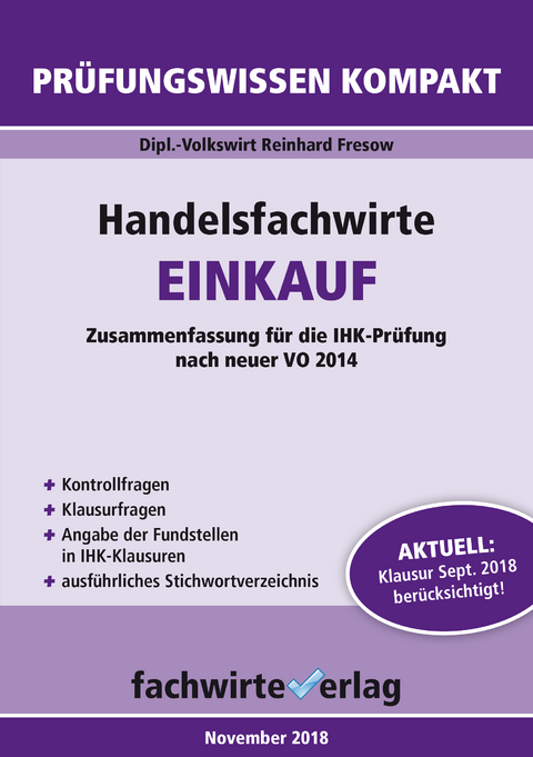 Handelsfachwirte: Einkauf - Reinhard Fresow