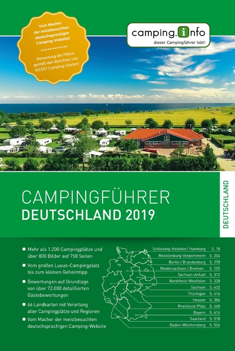 Camping.Info Campingführer Deutschland 2019