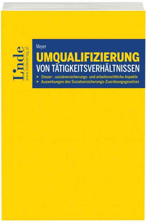 Umqualifizierung von Tätigkeitsverhältnissen - Alice Meyer