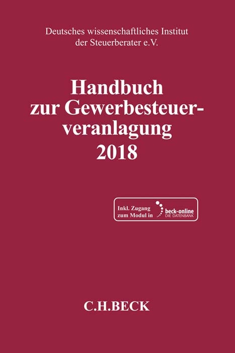 Handbuch zur Gewerbesteuerveranlagung 2018 - 