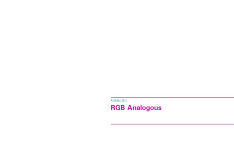 RGB Analogous - Andreas Zettl