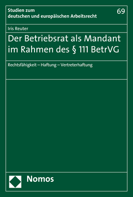 Der Betriebsrat als Mandant im Rahmen des § 111 BetrVG - Iris Reuter