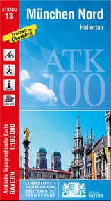 ATK100-13 München Nord (Amtliche Topographische Karte 1:100000)