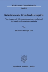 Kulminierende Grundrechtseingriffe. - Johannes Christoph Heu