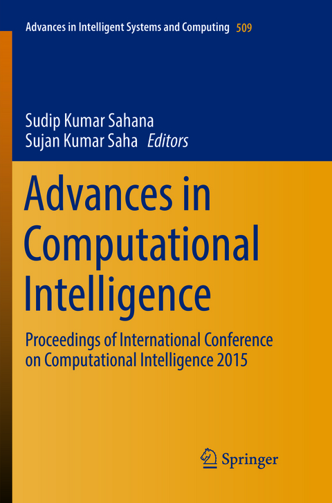 Advances in Computational Intelligence - 