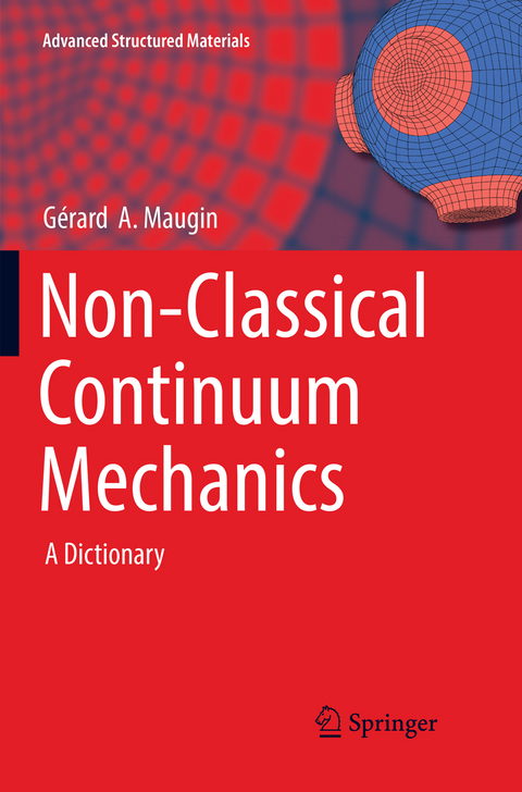 Non-Classical Continuum Mechanics - Gérard  A. Maugin