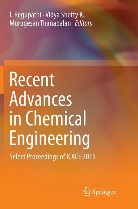 Recent Advances in Chemical Engineering - 