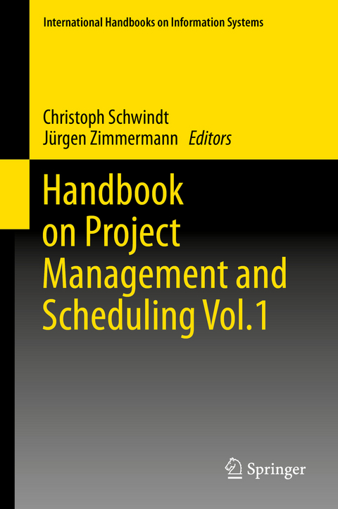 Handbook on Project Management and Scheduling Vol.1 - 