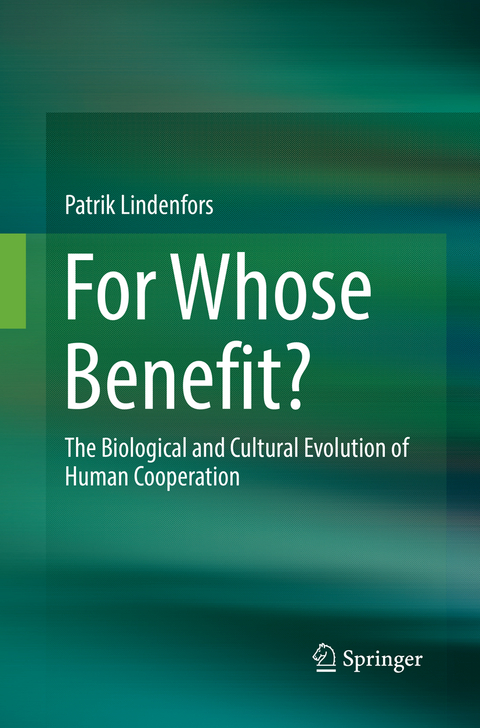 For Whose Benefit? - Patrik Lindenfors