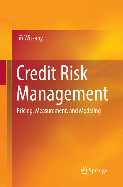 Credit Risk Management - Jiří Witzany