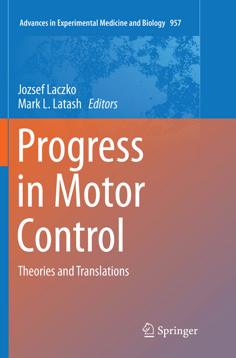 Progress in Motor Control - 