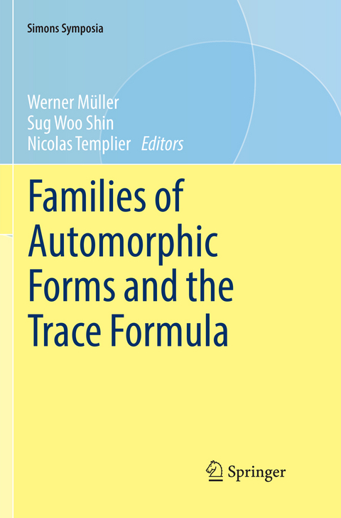 Families of Automorphic Forms and the Trace Formula - 