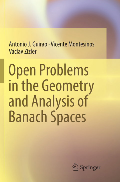 Open Problems in the Geometry and Analysis of Banach Spaces - Antonio J. Guirao, Vicente Montesinos, Václav Zizler