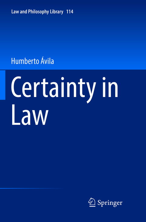 Certainty in Law - Humberto Ávila