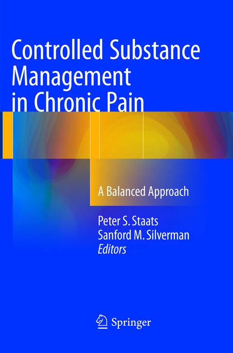 Controlled Substance Management in Chronic Pain - 