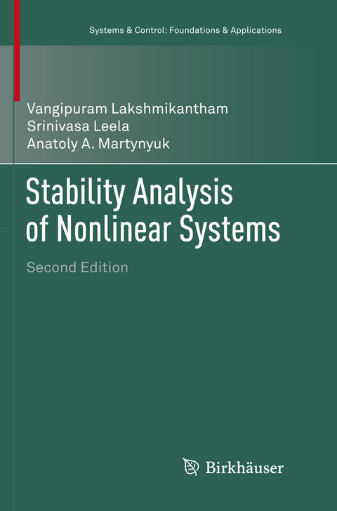 Stability Analysis of Nonlinear Systems - Vangipuram Lakshmikantham, Srinivasa Leela, Anatoly A. Martynyuk