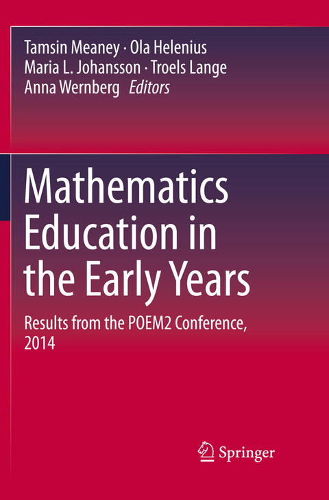 Mathematics Education in the Early Years - 