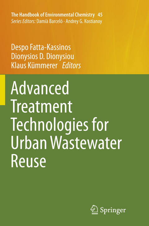 Advanced Treatment Technologies for Urban Wastewater Reuse - 