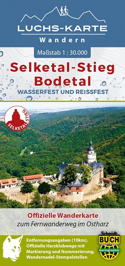 Luchs-Wanderkarte Selketal-Stieg und Bodetal