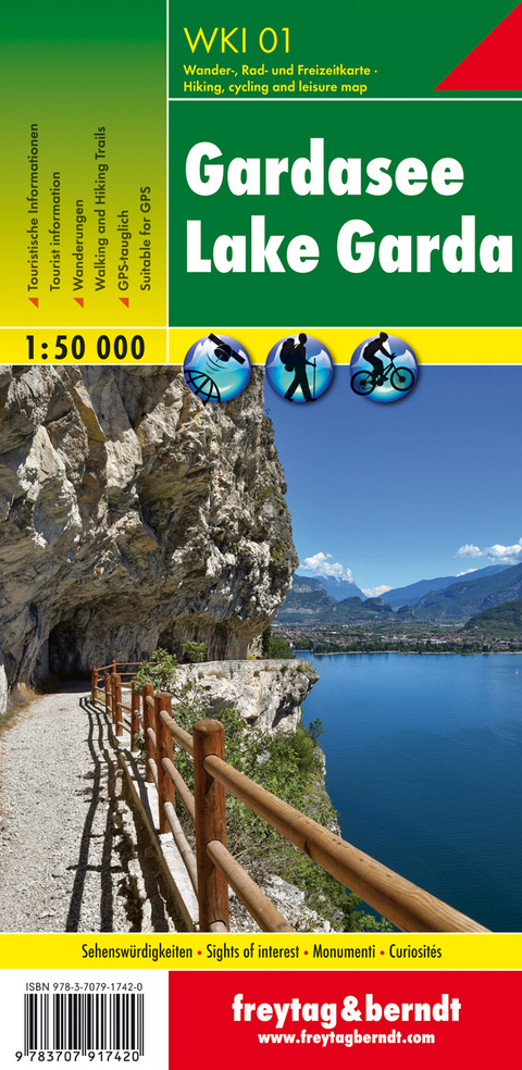 Gardasee, Wanderkarte 1:50.000 - 