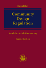 Community Design Regulation - Hasselblatt, Gordian N.