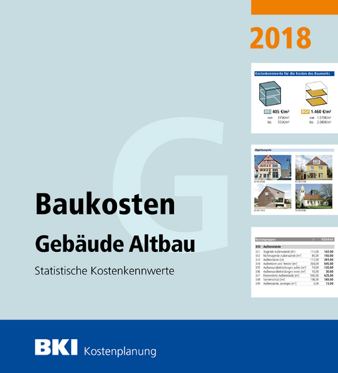 BKI Baukosten Gebäude Altbau 2018