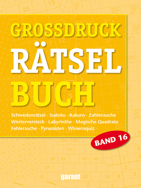 Grossdruck Rätselbuch Band 16