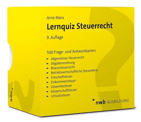 Lernquiz Steuerrecht - Arne Marx