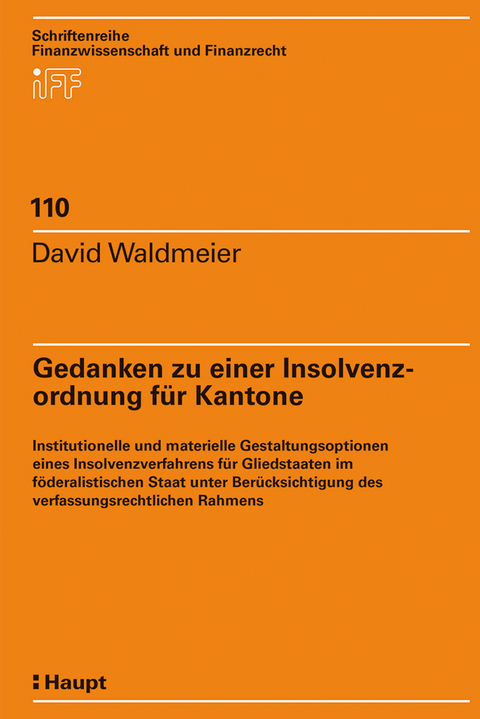 Gedanken zu einer Insolvenzordnung für Kantone - David Waldmeier