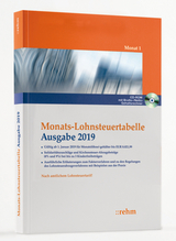 Monats-Lohnsteuertabelle 2019 - 