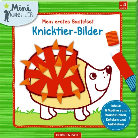 Mein erstes Bastelset: Knicktier-Bilder