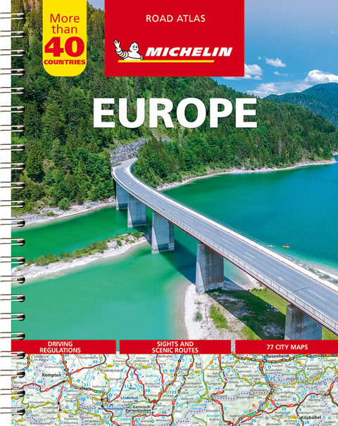 Europe - Tourist and Motoring Atlas (A4-Spiral) -  Michelin