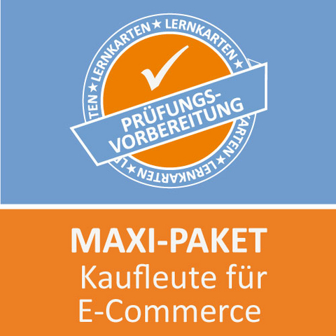 Maxi-Paket Lernkarten Kaufmann für E-Commerce - Zoe Keßler