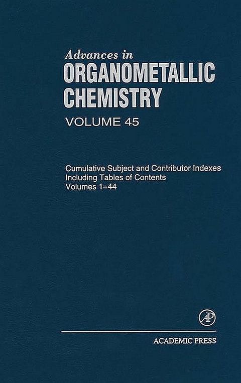 Advances in Organometallic Chemistry