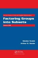 Factoring Groups into Subsets -  Arthur D. Sands,  Sandor Szabo