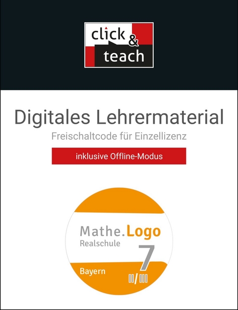 Mathe.Logo – Bayern / Mathe.Logo BY click & teach 7 II/III Box - Christian Barthel, Dominik Lindhorst